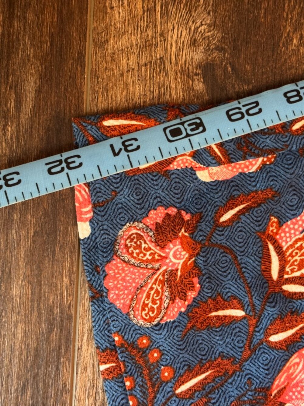 by Anthropologie NWT Blue Floral Bell Bottom Flare Pants US 10, Was $120 - Picture 8 of 9
